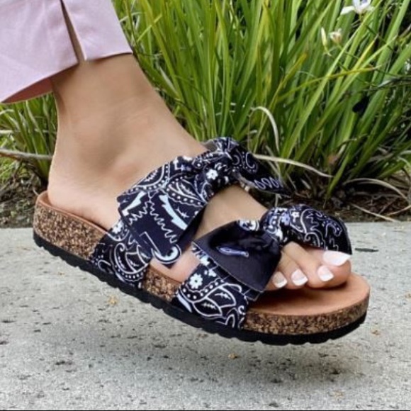 Last Restock Badass Limited Bandana Sandals Black - Picture 7 of 8